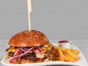 American Burger Menü