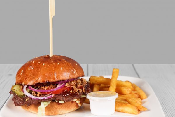 BBQ Burger Menü