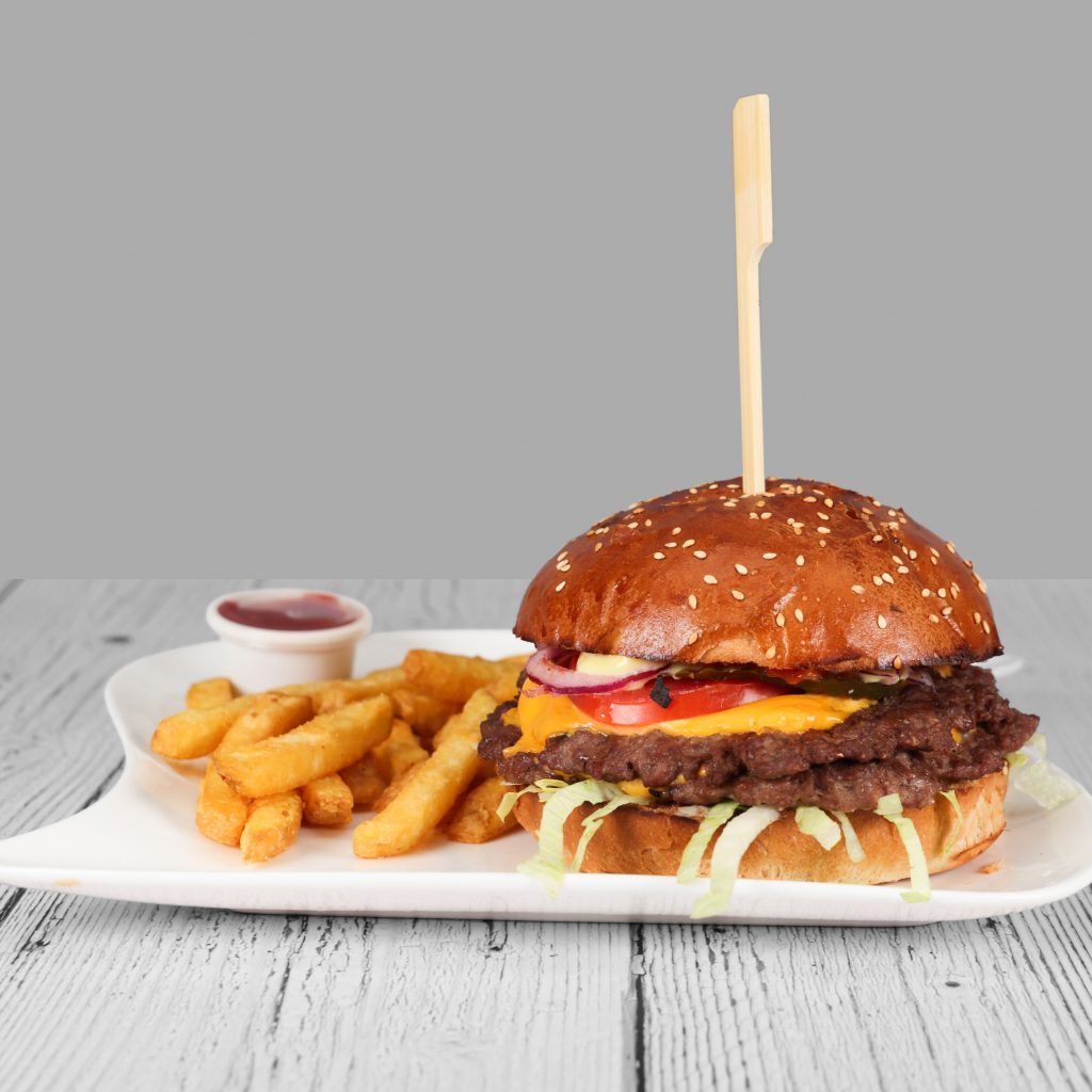 Double Cheeseburger Menü
