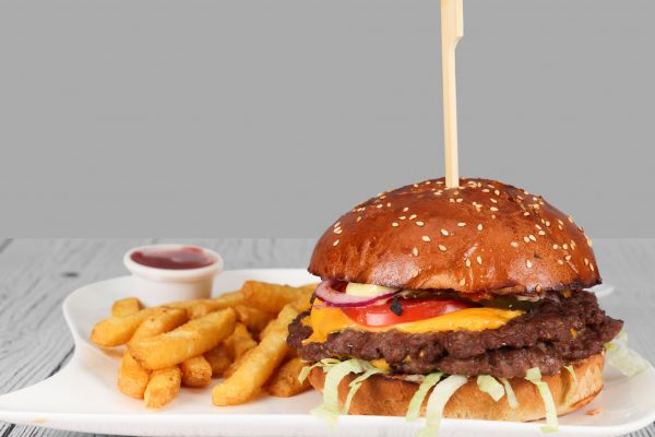 Double Cheeseburger Menü